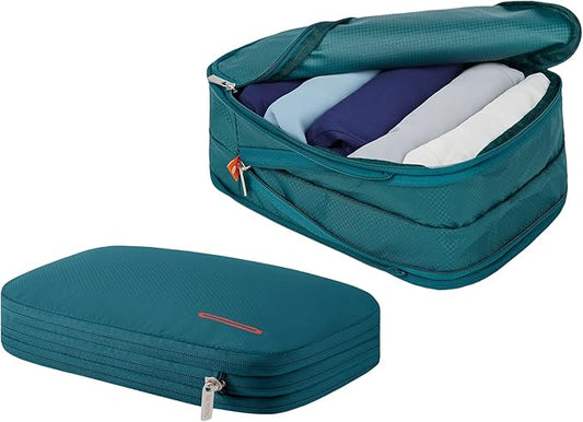 Bee Nesting Waterproof Compression Packing Cubes,Travel Packing organizers for Carry on Luggage,Backpacking, Suitcases
