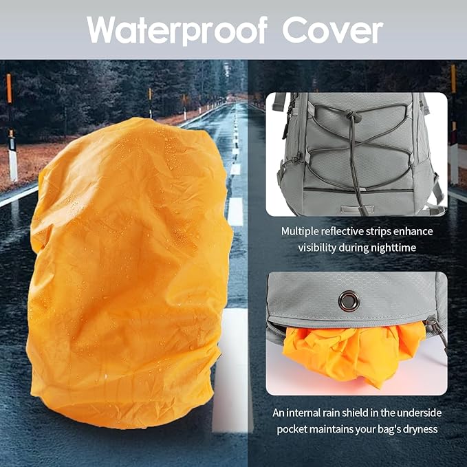 WOLT Hydration Backpack 18L Hiking Water Backpack with 2L Water Bladder for Men Women, Hydration Pack for Running Cycling Biking and Climbing