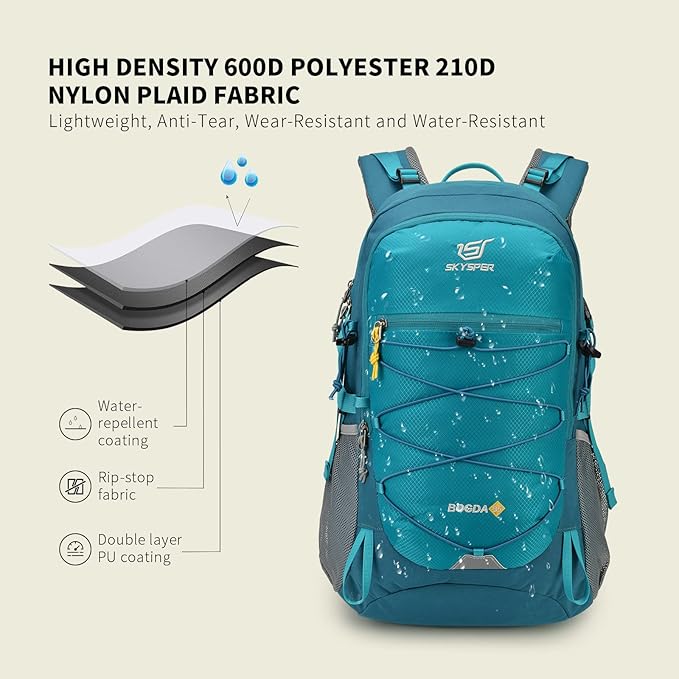 SKYSPER Hiking Backpack for Men Women, 35L Travel Backpack Waterproof Camping Backpack Outdoor Lightweight Daypack