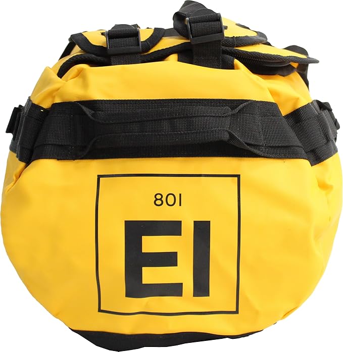 Element Equipment Trailhead Duffel Bag Shoulder Straps Waterproof Yellow Small