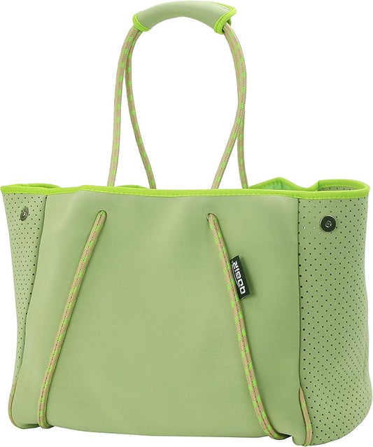 QOGiR Neoprene Multipurpose Beach Bag Tote with Inner Zipper Pocket … … … …