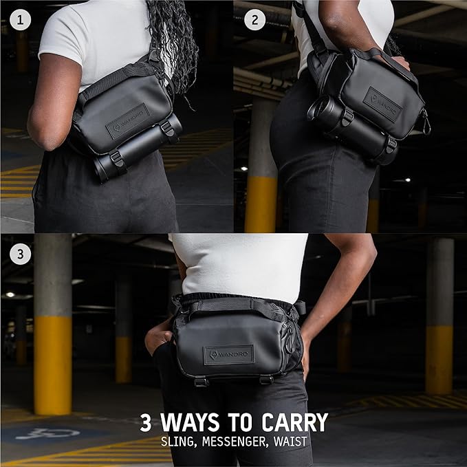 WANDRD ROGUE V1 9L Sling: Compact Camera Sling and Crossbody Bag with Fast Access, 3-Way Carry– Lightweight Everyday Bag Great for Travel, Photography, and Daily Use (Yuma Tan)