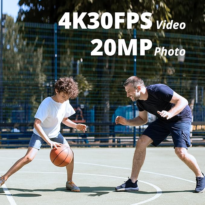 AKASO Brave 4 Pro 4K30 Action Camera with 256GB MicroSD U3 Card 131FT Underwater Waterproof Camera EIS Touch Screen Remote Control with 2x1350mAh Batteries and Helmet Accessories Kit Bundle