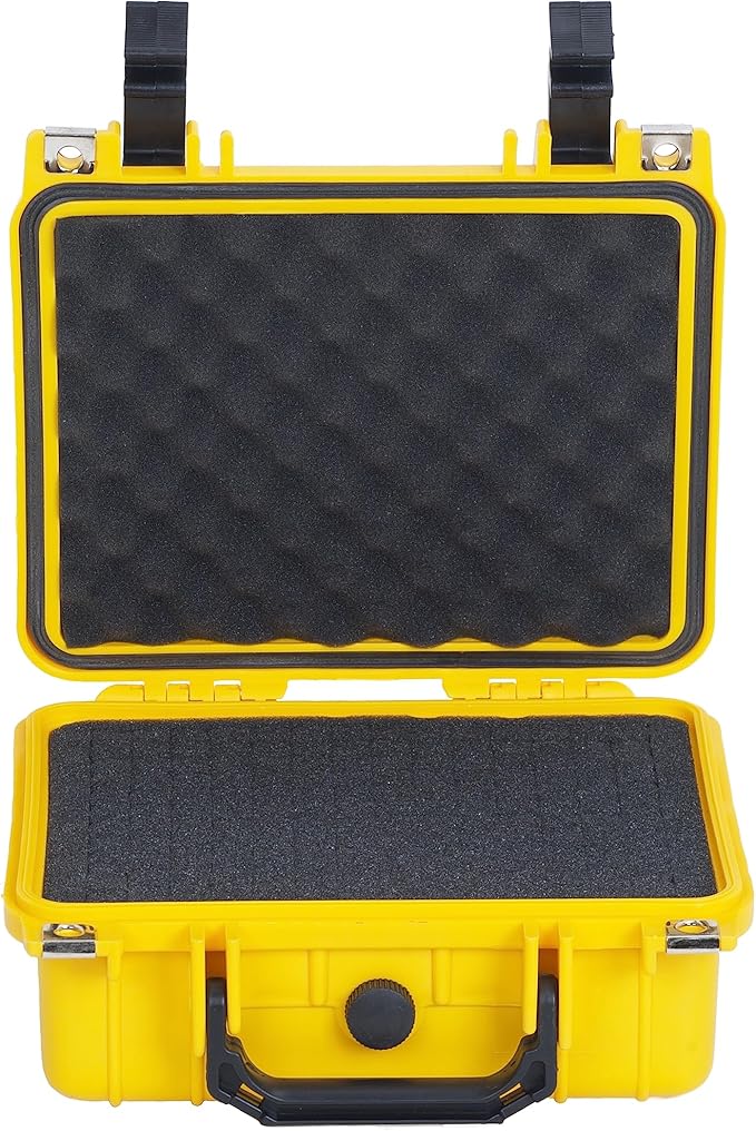 MEIJIA Portable All Weather IP67 Waterproof Protective Case,Hard Camera Case,Dry Case with Customizable Foam,Fit Use Of Drones,Camera,Equipments,10.62 x9.68x4.87inches