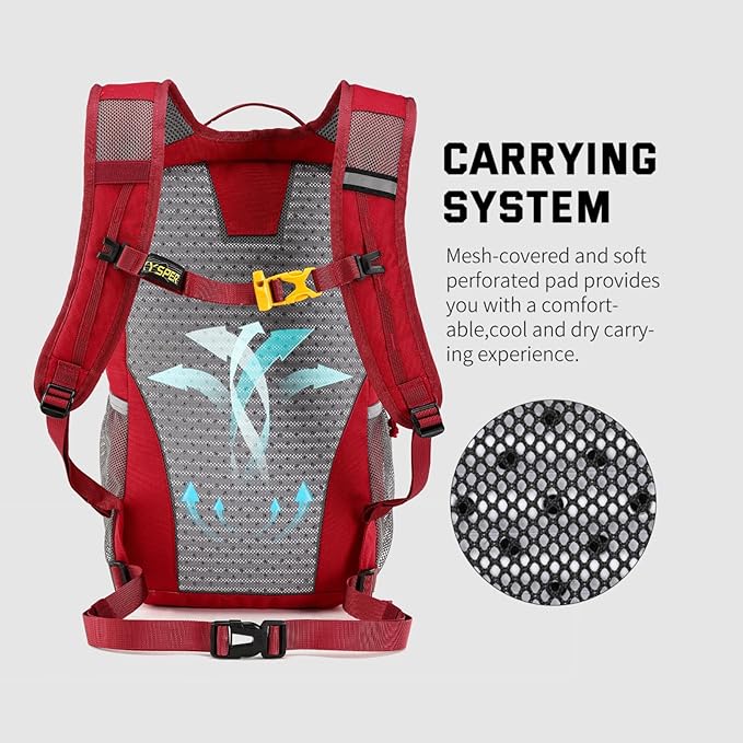 SKYSPER Small Hiking Backpack, 20L Lightweight Travel Backpacks Hiking Daypack for Women Men