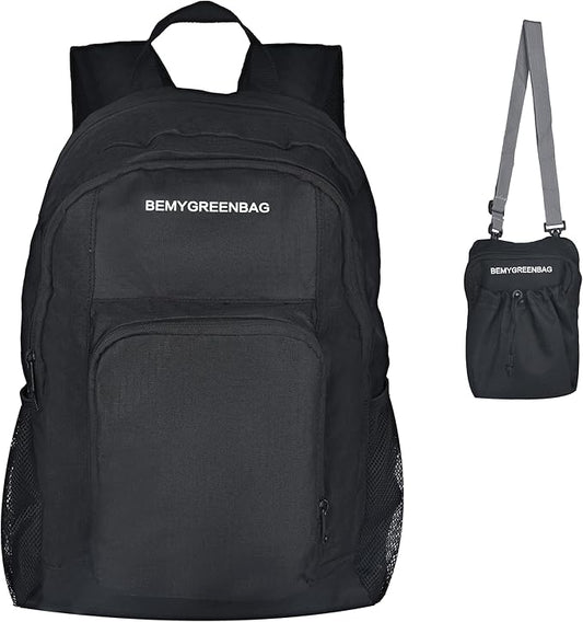 35L Foldable Waterproof Backpack For Outdoor Sports Travel Inside Wet Clothes Compartment Packable For Multiple