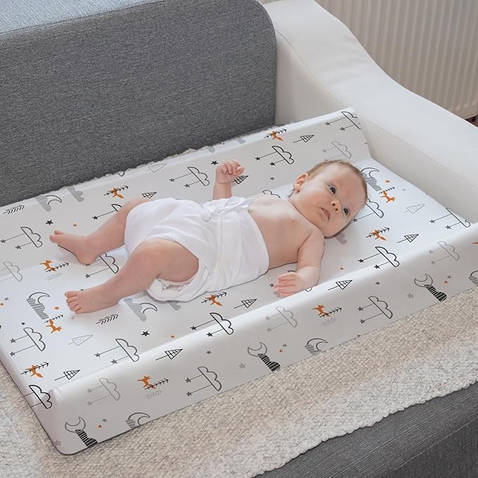 BROLEX Changing Pad Covers for Baby: Boy Girls Ultra Stretchy Soft 2 Pack Starsmoon & Balloon