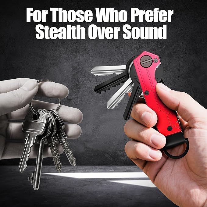 Key Organizer for Men Compact Key Holder Minimalist Key Case Metal Key Chain Key Holder for Keychain Secures 2-5 Keys
