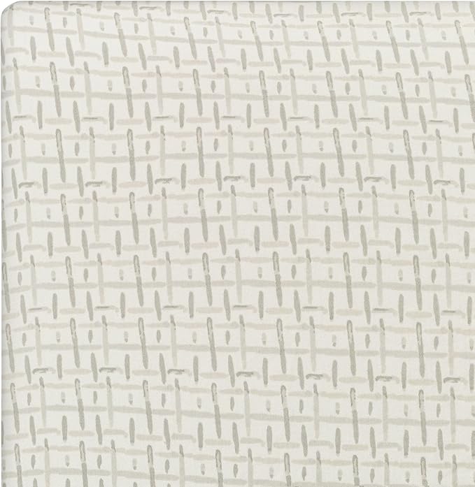 Crane Baby Crib Sheet, Neutral Hashtag Crib Sheets & Toddler Sheets, 100% Cotton Crib Sheets for Standard Crib Mattress(28"x 52"), Breathable Crib Sheets, Fitted Crib Sheets for Boys and Girls