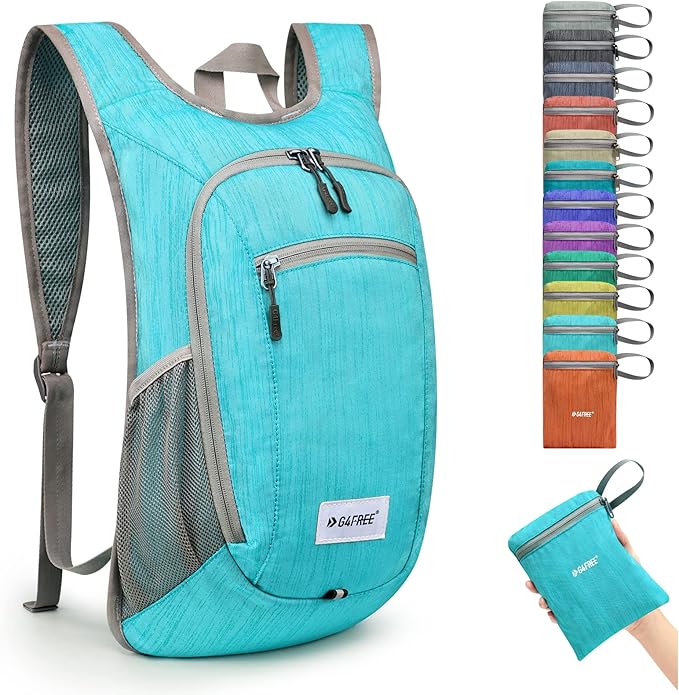 G4Free 10L/15L Hiking Backpack Lightweight Packable Hiking Daypack Small Travel Outdoor Foldable Shoulder Bag