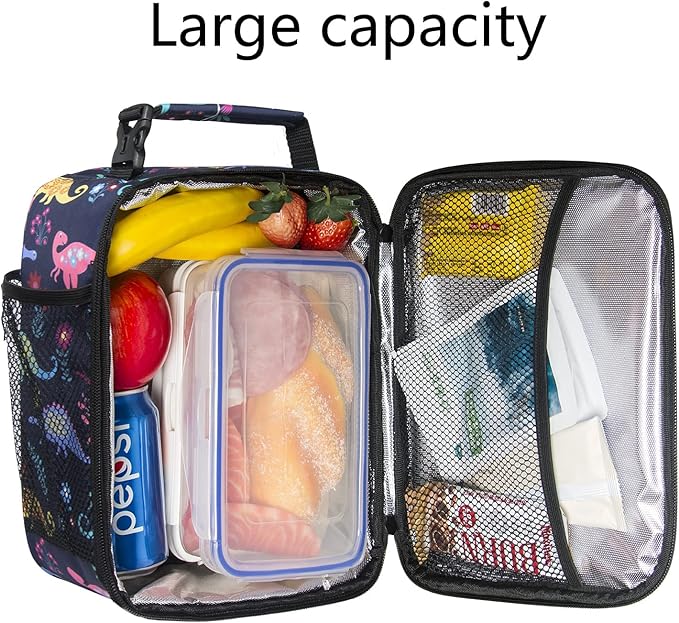 Hap Tim Lunch Box Insulated Lunchbox Mini Lunch Bag Thermal Meal Tote Kit, Dinosaur (18654-DS)