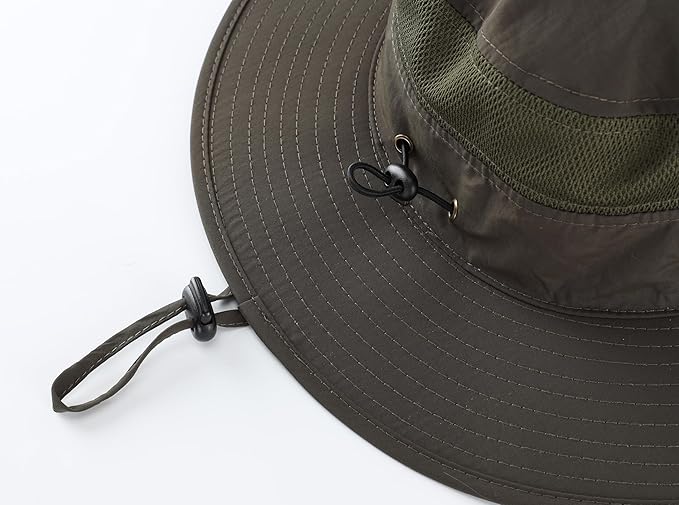 Home Prefer UPF 50+ Men's Sun Hat Wide Brim Bucket Hat UV Protection Hat for Mens Womens Beach Safari Gardening Golf Fishing