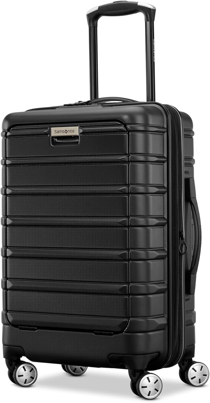 Samsonite Omni 2 Pro Hardside Expandable Luggage with Spinner Wheels, Pro Carry-on, MIDNIGHT BLACK