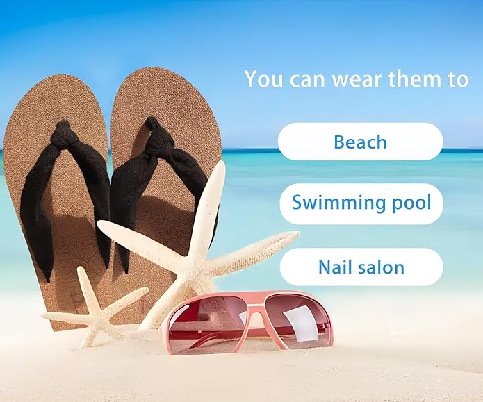 KuaiLu Flip Flops for Women with Arch Support Yoga Mat Comfortable Summer Beach Walking Thong Cushion Sandals Slip On Indoor Outdoor