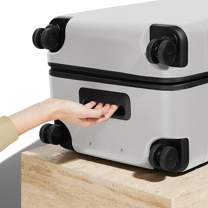 Away Large Trunk Luggage, 31 Inch Hardside Suitcase with Spinner Wheels, Lightweight & Durable, TSA Lock, Ideal for Long Trips, Cloud Gray