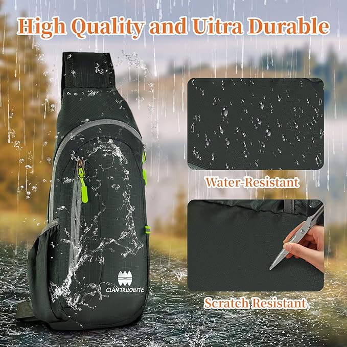 Small Sling Backpack, Lightweight Crossbody Backpack,Foldable Cross Body Bag for Men Women,Shoulder Bag for Sport Outdoors Hiking Traveling