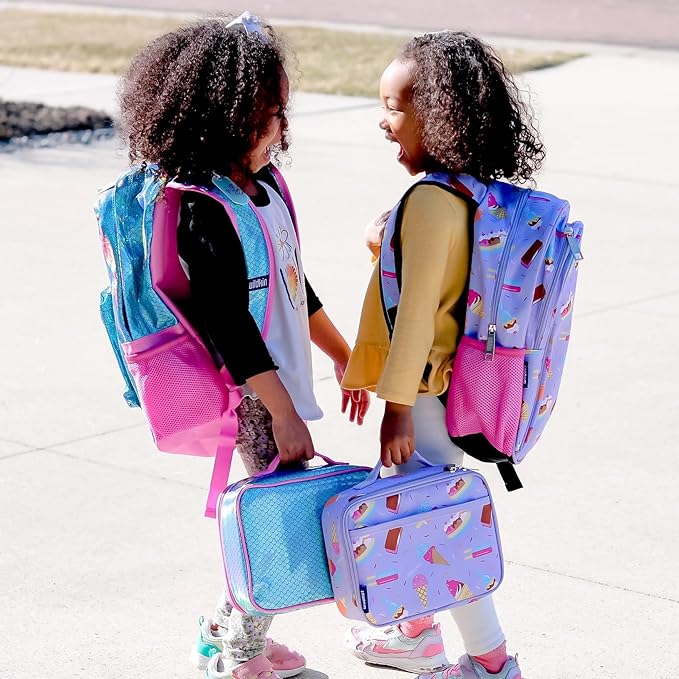 Wildkin Kids Insulated Lunch Box – Durable and Reusable for School & Travel - Sweet Dreams