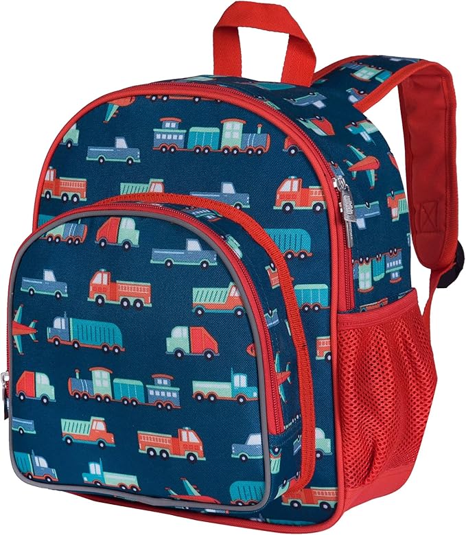 Wildkin 12-inch Kids Backpack – Padded, Adjustable, Ideal for Daycare & Travel - Transportation