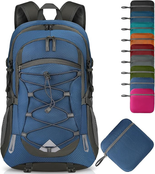 IGOLUMON Hiking Backpack 40L Packable Lightweight Camping Backpack Men Women Waterproof Hiking Daypack Outdoor Travel Daypack