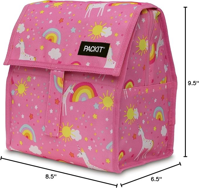 Freezable Lunch Bag, Unicorn Dream Pink