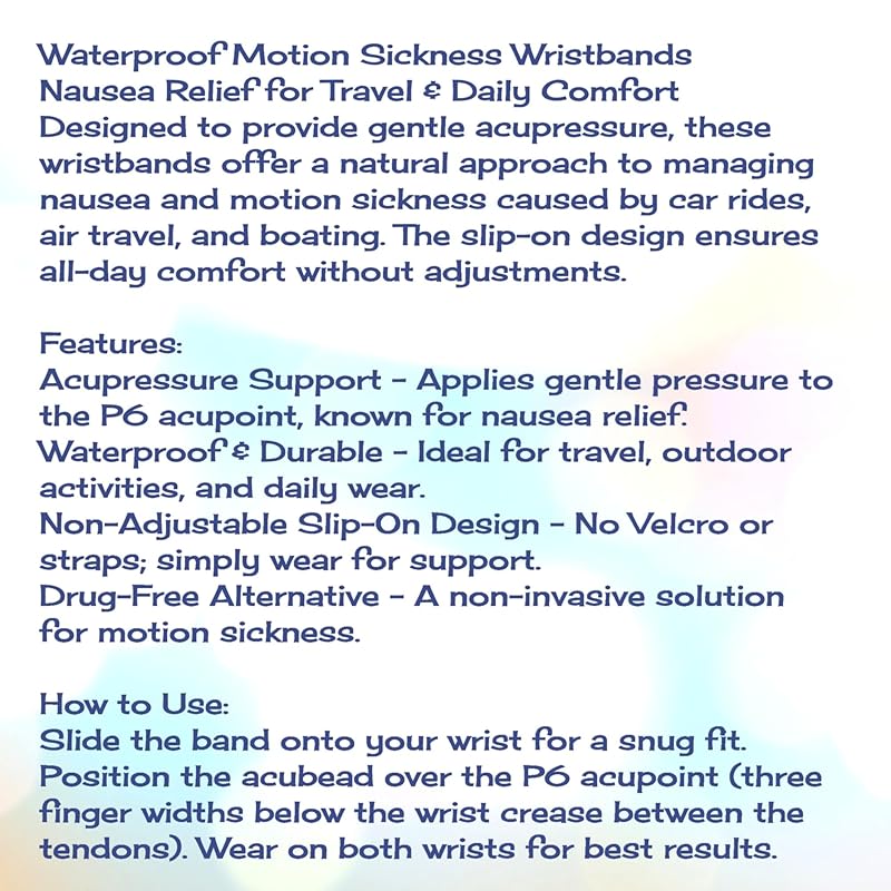 Motion Sickness Relief Acupressure Wristbands for Kids and Adults – Waterproof, Slip-On, Nausea Relief, Motion Sickness, Travel (2 Pack) (Army Green, X-Small 5)
