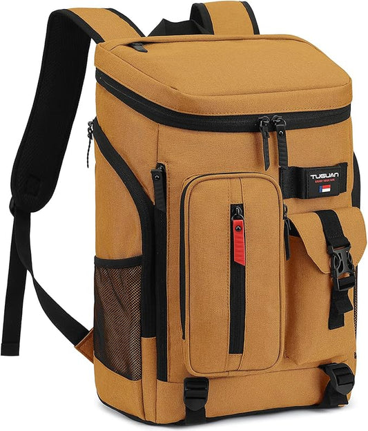 TUGUAN Cooler Backpack 36 Cans Insulated Leak Proof Lightweight Lunch Backpack for Men Work Portable Travel Thermal Bag Compartment Camping Hiking Beach Pincnic Cooler for Women
