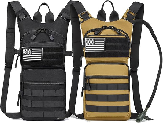 ATBP Insulated Water Hydration Pack Bag with 3L TPU Bladder Tactical Molle Hydration Backpack for Hiking Cycling Running