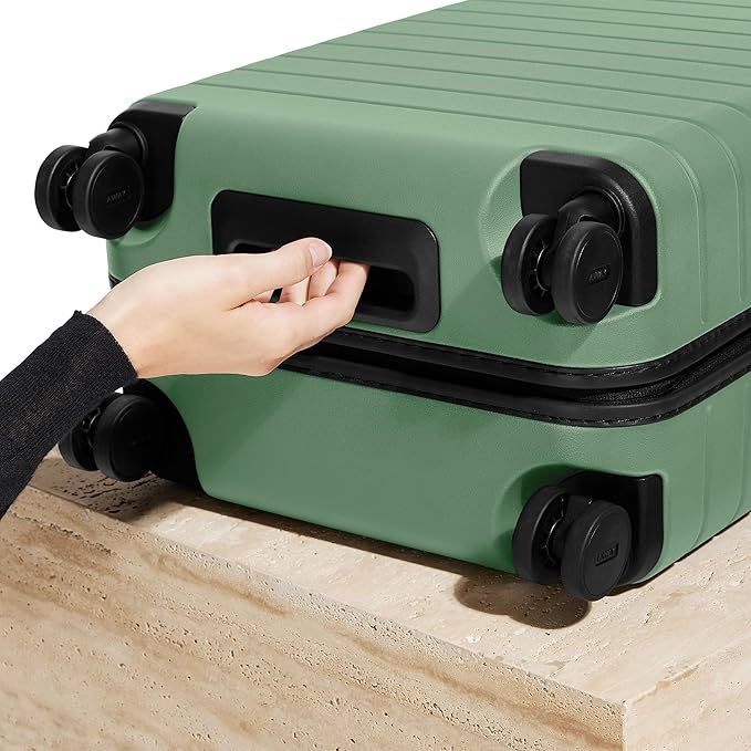 Away Bigger Carry-On Luggage, Lightweight Hardside Large Suitcase with Spinner Wheels, TSA Lock, Airline Approved, Sea Green