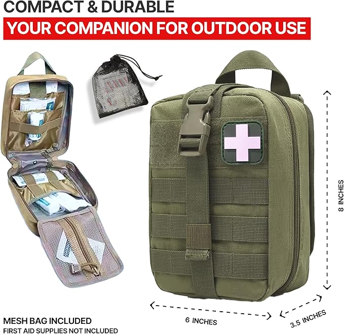 MOLLE Rip Away EMT First Aid IFAK Pouch Medical Empty Bag
