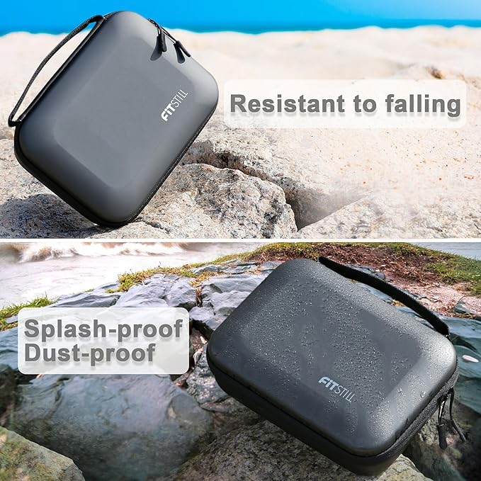 FitStill Carrying Protective Hard Shell Travel Storage Case Compatible with Go Pro Hero 13/12/11/10/9/8/7/6/5,Max, insta 360 X5 X4 X3 ONEX2,AcePro2/AcePro,DJI Action 5 Pro/4/3/2 Camera Accessories Kit