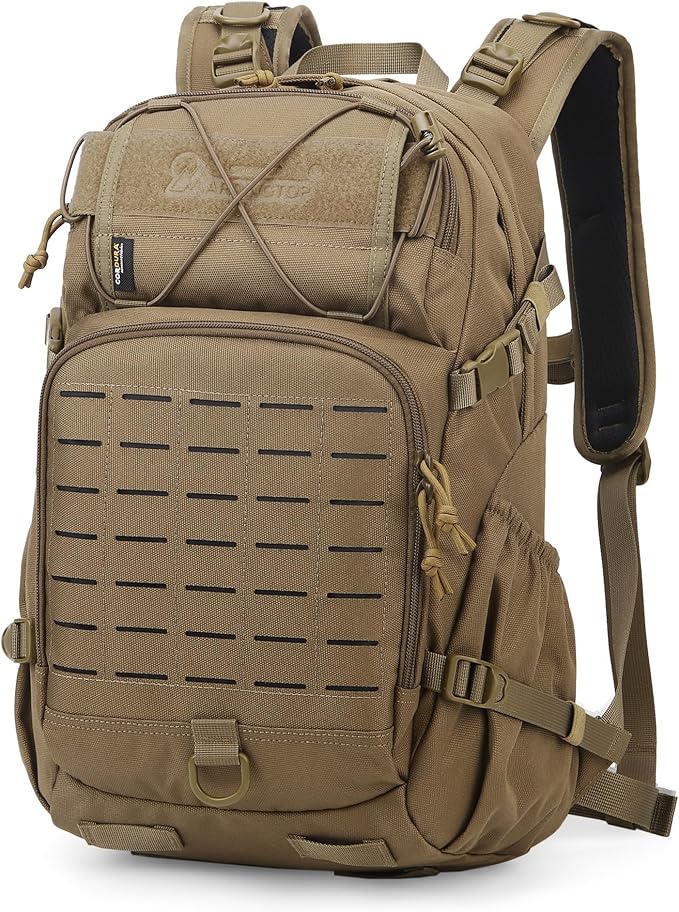 Mardingtop Tactical Military Backpack for Men,25L Molle Backpack, Cordura Backpack for Hiking,Camping