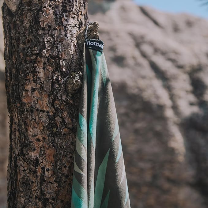 Nomadix Ultralight Towel - Quick Dry & Super Lightweight - Perfect As A Pack Towel to Save On Space - Made with Recycled Materials - Jackson Green - 30"x54"