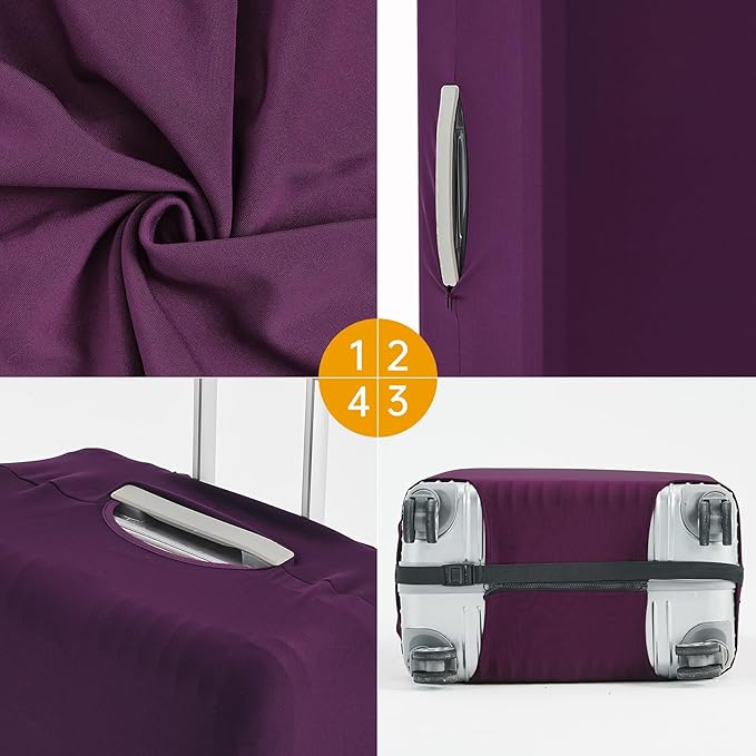 Travelkin Luggage Covers For Suitcase Tsa Approved,Suitcase Cover Protector Fit 18-32 Inch Luggage