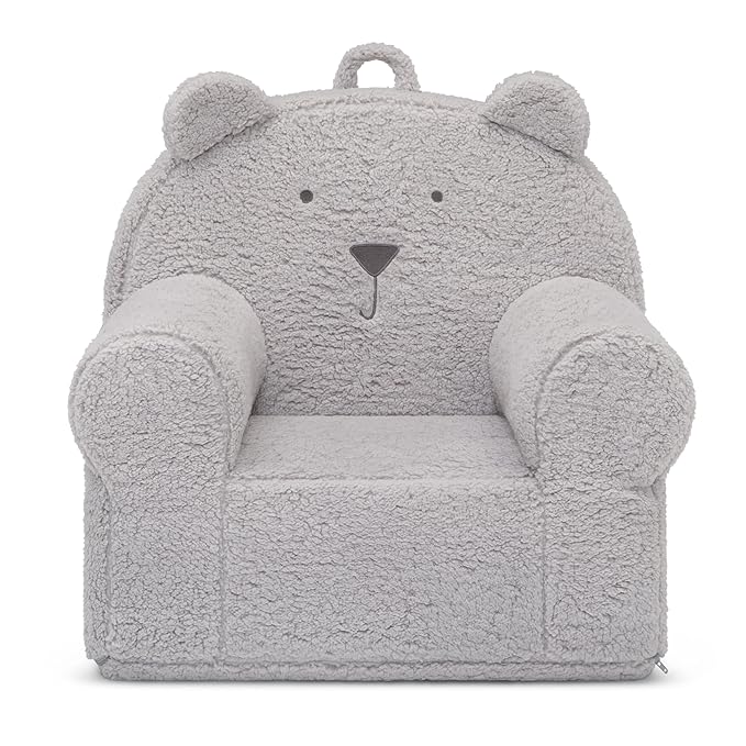 GAP babyGap Sherpa Bear Chair - Greenguard Gold Certified, Grey