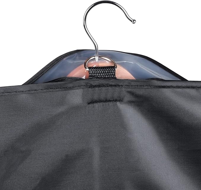 Univivi Hanging Garment Bags Suit Bag for Storage and Travel 40/50 inch,(Set of 6), Washable Suit Cover for T-Shirt, Jacket, Suits, Dresses, Coats, [Upgraded Version]