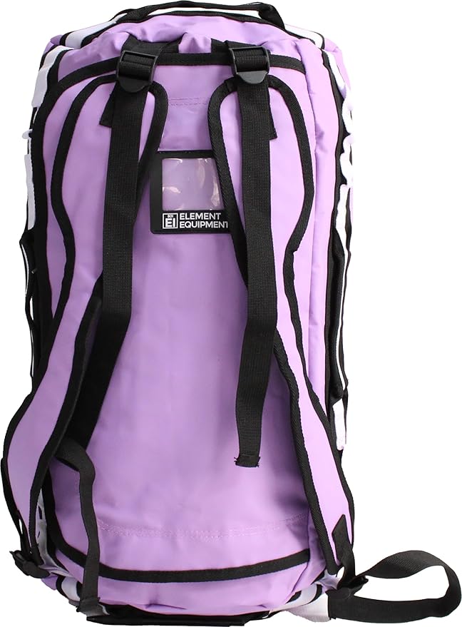 Element Equipment Trailhead Duffel Bag Shoulder Straps Waterproof Violet/Lavendar Medium