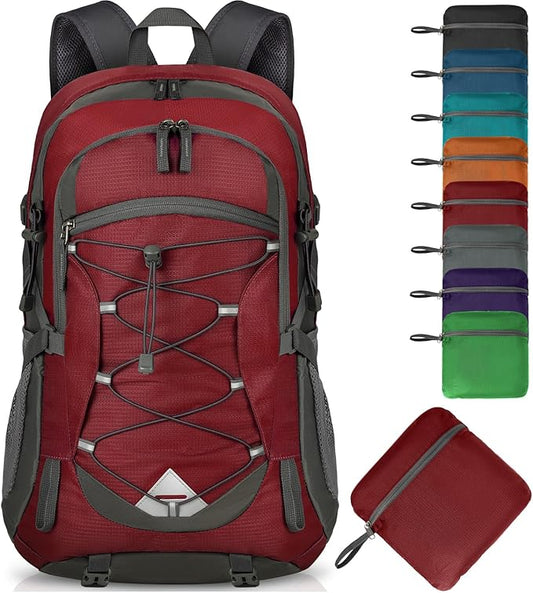 IGOLUMON Hiking Backpack 40L Packable Lightweight Camping Backpack Men Women Waterproof Hiking Daypack Outdoor Travel Daypack