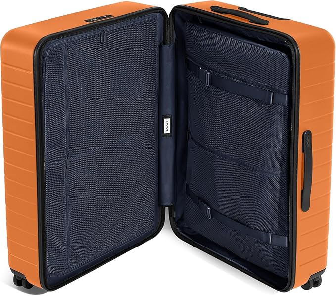 Away Large Checked Luggage, 29 Inch Hardside Suitcase with Spinner Wheels, Lightweight & Durable, TSA Lock, Sorbet Orange