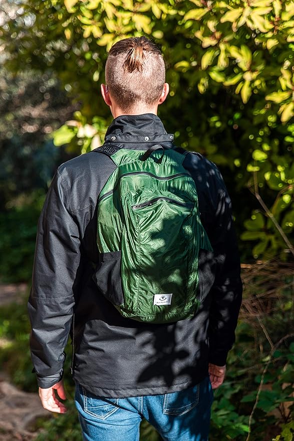 4Monster Hiking Daypack,Water Resistant Lightweight Packable Backpack for Travel Camping Outdoor