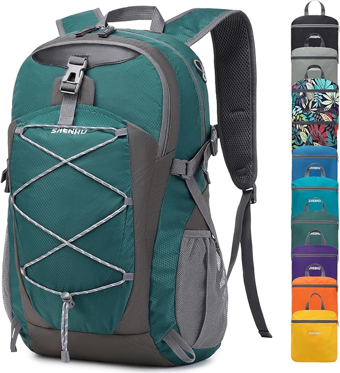 40L Hiking Backpack Lightweight Daypack Waterproof Travel Camping Backpack for Men Women Sport Packable