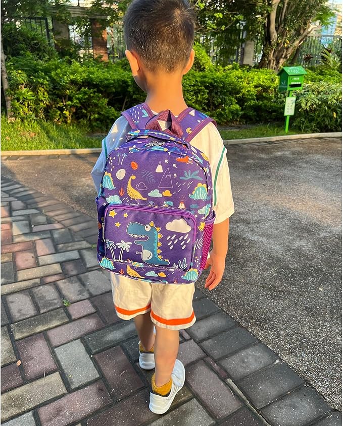 POWOFUN13 inch Kids Toddler Preschool Travel Backpack Cute Cartoon Backpack For Girls Boys Baby