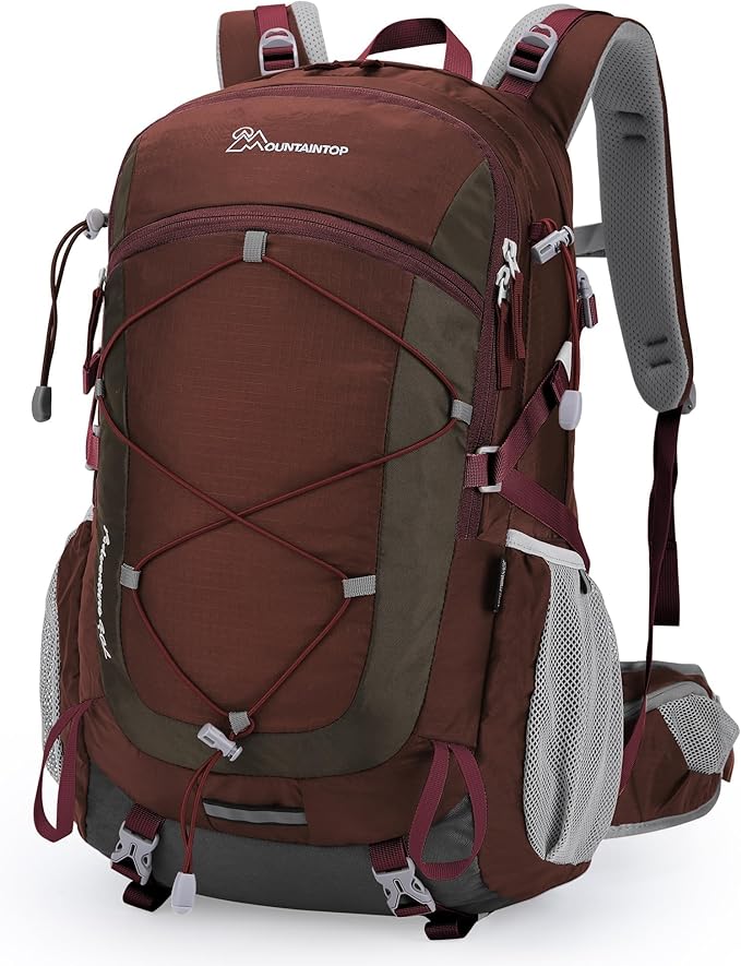 MOUNTAINTOP 25L/40L Hiking Backpack,Lightweight Travel Backpack for Men Women Outdoor Backpacking, Camping