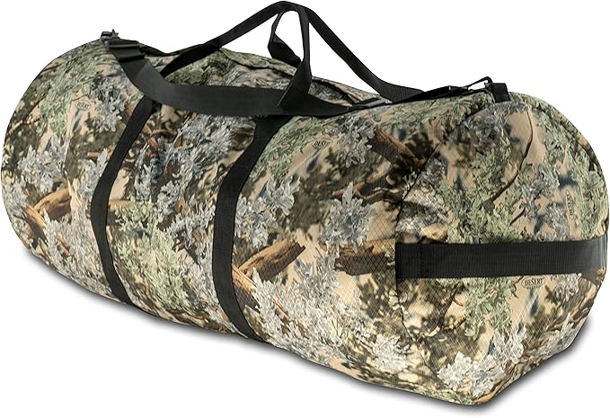 North Star Sports Foldable Duffle Bag for Travel, Gym & Outdoor Camping | Tough and Packable Sport Equipment Bag & Gear Organizer | Heavy Duty Large Duffel Bags for Traveling