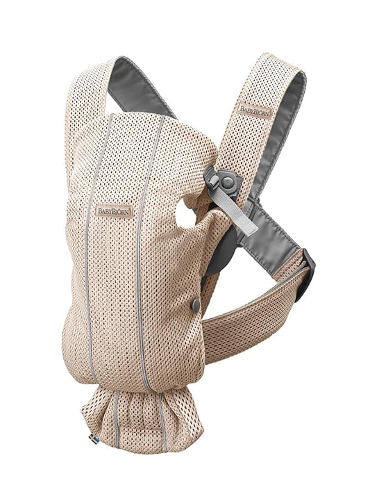 BabyBjörn Baby Carrier Mini, 3D mesh, Pearly Pink
