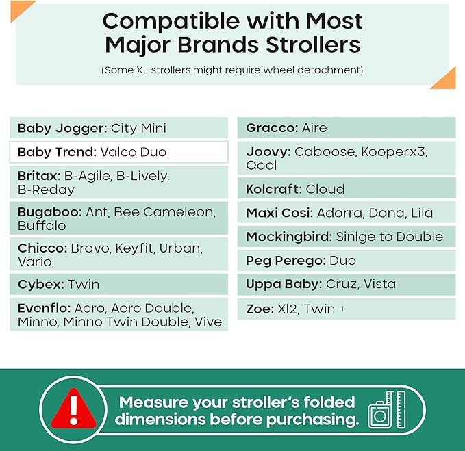 reperkid Medium Stroller Bag for Airplane Travel, Black & Red, 42" H x26 W x13 D, Fits Most Single Strollers Incl. Jogging & Standard Models – Premium Waterproof Cover, Adjustable Shoulder Straps