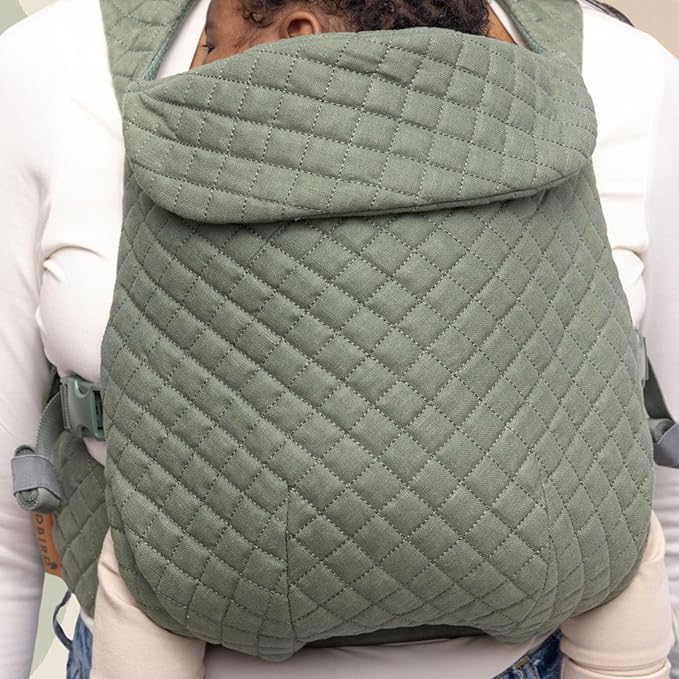 WildBird - Aerial Carrier - 7 to 45 lbs - for Moms, Dads & Caregivers - 100% Natural European Linen Fibers - Versatile & Adjustable - Large Size - Treepie Fabric (Amazon Exclusive)