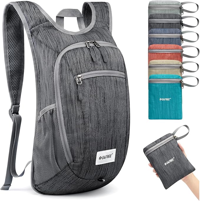 G4Free 10L/15L Hiking Backpack Lightweight Packable Hiking Daypack Small Travel Outdoor Foldable Shoulder Bag