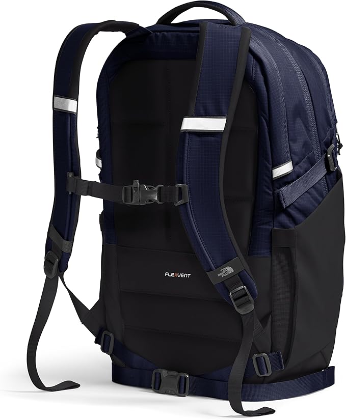 THE NORTH FACE Router Everyday Laptop Backpack | Daypack with Water Repellent Finish, 17" Laptop Sleeve, Reflective Details, TNF Navy/TNF Black-NPF, One Size