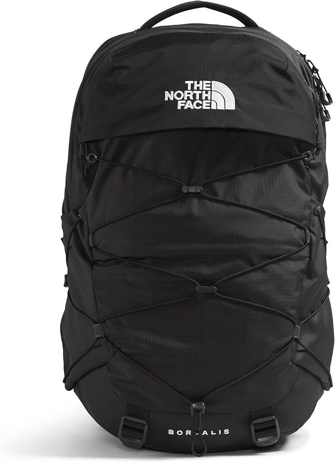 THE NORTH FACE Borealis Commuter Laptop Backpack | Water Repellent Finish, 16" Laptop Sleeve, Large Main Compartment for Everyday Carry, TNF Black/TNF Black-NPF, One Size