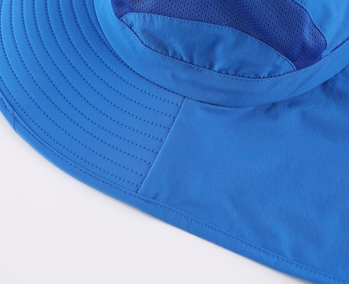 Home Prefer UPF 50+ Sun Hats for Men Women Wide Brim Fishing Hat with Neck Flap UV Protection Sunblock Safari Bucket Hat
